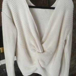 Roxy ivory sweater size large